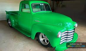Image result for Chrome Green 1948 Truck