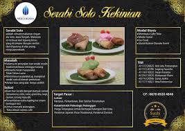 Selain keindahan alamnya indonesia juga terkenal akan makanannya. Poster Surabi Solo 2 Pdf