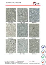 Stone Colour Chart Epoxy Flooring Australia