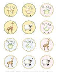 Baby Shower Cupcake Topper Template Printable Party Kits Baby Shower Cupcake Toppers Baby Shower Printables Cupcake Toppers Template