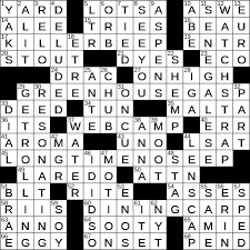 La Times Crossword 31 Jul 20 Friday Laxcrossword Com