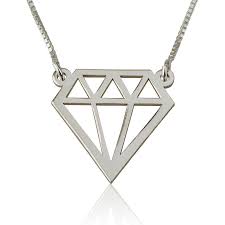 4.7 out of 5 stars. Diamond Shaped Necklace
