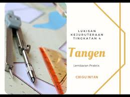 Untuk membantu menggambarkan objek tersebut bersama — sama ini disertakan lukisan unjuran ortografik itu. Topik Tangen Youtube