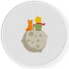 Get free embroidery stitch patterns and charts every day. Little Prince Cross Stitch Pattern Daily Cross Stitch