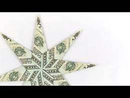 I wish you a pleasant viewing! Money Origami Xmas Star How To Fold A Star Out Of Dollar Bills Youtube Dollar Origami Money Origami Tutorial Origami Xmas Star