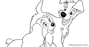 Lady and the tramp coloring pages disney coloring pages lady and the tramp color page. Lady And The Tramp Coloring Pages Disneyclips Com