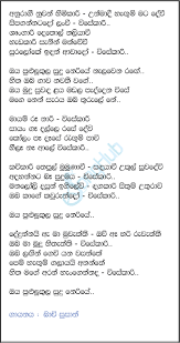 Baila wendesiya song lyrics : Visekari Wadan