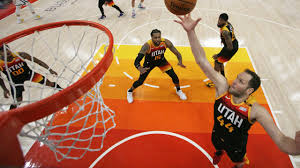 Jazz guard donovan mitchell poured in 45 points for the western conference's top seed. Above The Rim Cameras La Clippers Vs Utah Jazz Conference Semifinal Game 2 Espn Deportes