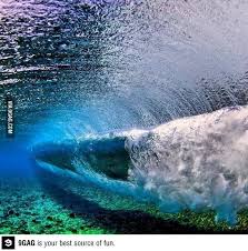 This Is How It Looks Like Under A Wave Waves Ocean Waves Perspective Pictures