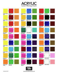 Vertical or horizontal · advertise promotions Acrylic Color Mixing Chart Art Print By Chris Breier Color Mixing Chart Color Mixing Chart Acrylic Paint Color Chart