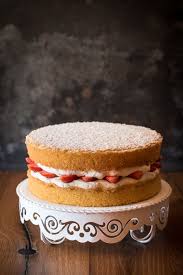 Victoria Sponge Cake Schnelle Erdbeer Sahne Torte Kleines Kulinarium Rezept Erdbeer Sahne Torte Marmorkuchen Saftig Schottische Rezepte
