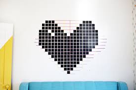 Japanese washi tape wall decor. Washi Tape Wall Decor A Beautiful Mess