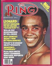 Sugar" Ray Leonard and Salvador Sánchez don the cover of the March 1982  issue of The Ring.