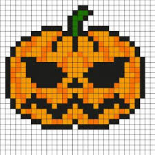 Pixel Art Par Tete A Modeler En 2020 Pixel Art Halloween Pixel Art Dessins Minecraft
