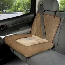 Autokussen Beige Voor Hond Doggy Honden Grijs