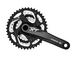The crankset is the part that connects the bottom bracket and the pedals. Crankset Deore Xt Mtb Fc M785 2x10 S Tec Sports