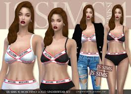 It is perfectly safe to download mods. Moschino Logo Underwear Set For The Sims 4 Spring4sims