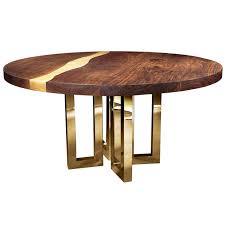 Maybe you would like to learn more about one of these? Il Pezzo 6 Round Table Contemporary Design Solid Wood Table With Gold Base Large Round Dining Table Dining Table Dining Room Table