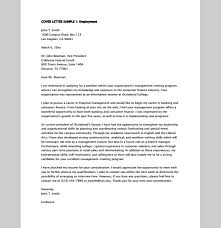 Cover Letter For Management Trainee Sample
