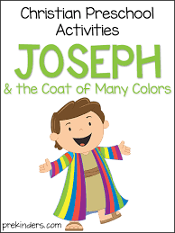 Kids will certainly love seeing their toys and colour books. Joseph The Coat Of Many Colors Christian Preschool Activities Prekinders