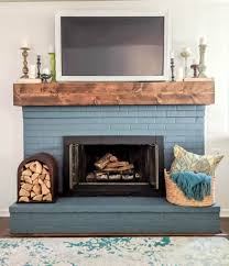 Contemporary homes have imbibed the use of indoor electric fireplace which provides the appearance of a wood or gas burning fireplace through the use. How To Paint A Brick Fireplace The Right Way Lovely Etc