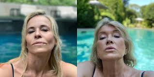 Comedian chelsea handler celebrated her special day with friends at whistler blackcomb ski resort in british columbia, canada. Chelsea Handler Recreated Martha Stewart S Thirst Trap Photo