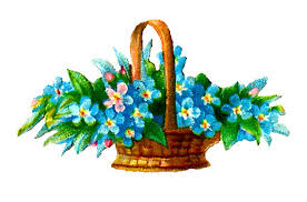 Antique Images: Digital Flower Image Wildflowers Forget-Me-Not ...