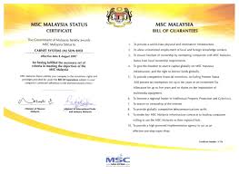 Hi, we're business machines systems. Cabnet Holdings Berhad Accreditations