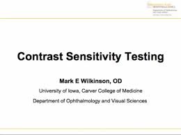 Contrast Sensitivity Testing