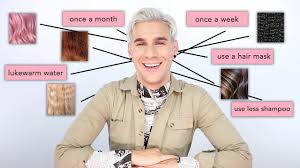 I love brad mondo, because he always watches all those people failing completely in dyeing or bleaching their hair, but he's always so nice and calls them beautiful or babes. Hair Washing Hacks That Will Save Your Hair Youtube