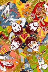 Get top products with fast and free shipping on ebay. Sgt Pepper S Lonely Hearts Club Band Graphic Illustration Art Prints And Posters By Julia Minamata Artflakes Com