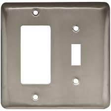 Deep switch plate & outlet covers. Liberty Brass 2 Gang 1 Toggle 1 Decorator Rocker Wall Plate 1 Pack 64365 Plates On Wall Switch Plates Switch Plate Covers