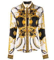 Whatever you're shopping for, we've got it. Versace Barocco Print Long Sleeve Silk Shirt Ebay