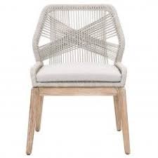 Candelabra Home Loom Dining Chair Taupe And White Set Of 2 Side Chairs Dining Side Chairs Dining Chairs