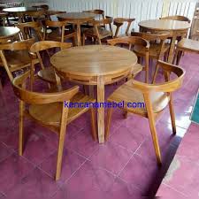Set Meja Kursi Cafe Hotel Di 2020 Kursi Meja Mebel