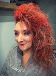 Super fun creating Cyndi Lauper hair/ makeup and Alice Cooper makeup .. I'm  stoked I've still got my mad 80s teasing skills 😆 Hope your birthday was  amazing 🥂🎉