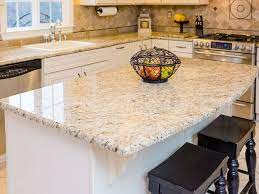 I think there are too many warm tones to go the gray route. Giallo Ornamental Granite Countertops Polished Brazil Fulei Stone