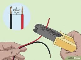 To install banana plugs, you will need to strip the end of the speaker wires. 4 Ways To Extend Speaker Wires Wikihow