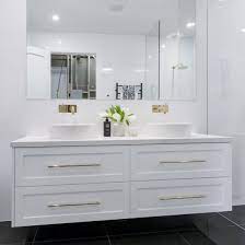 Vanities are constructed from solid hardwood that is available in various finishes and include marble or granite countertops. China American Style Customized Design Classic Bathroom Vanity With Engineered Stone Top China Furniture Bathroom Vanity
