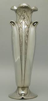 Christoffle Art Nouveau Pewter Vase Art Nouveau Floral Art Nouveau Art Nouveau Design