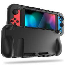 4.5 out of 5 stars. Fintie Silicone Case For Nintendo Switch Soft Anti Slip Shock Proof Protective Cover With Ergonomic Grip Design Drop Protection Comfort Grip Case For Nintendo Switch Console Joy Con Black Amazon Com Au Electronics