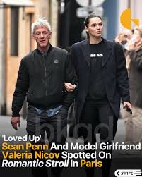 Sean Penn, 64, and his new partner, model Valeria Nicov, 30, were seen enjoying a romantic walk through the streets of Paris. 📷: @bestimage_agency / @backgrid_usa For licensing inquiries, please email us