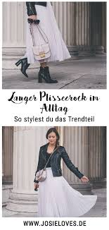 Ein Langer Plisseerock Im Alltag Josie Loves Plisseerock Plisseerock Stylen Rock Style