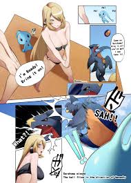 Rule34 - If it exists, there is porn of it  cynthia (pokemon), garchomp,  pokemon (creature)  5212243