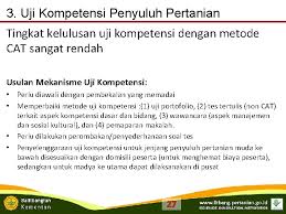 Pengumuman hasil uji kompetensi periode juli 2021. Penguatan Penyuluhan Melalui Sinergi Penyuluhan Balitbangtanbppsdmp Daerah Ekaningtyas