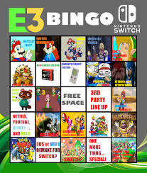 A nintendo e3 2018 bingo i made, feel free to use when e3 2018 comes. Nintendo E3 2019 Bingo By Superdrewbros On Deviantart