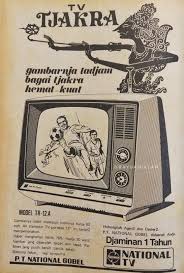 Tv Tjakra National Tv Di 2020 Retro Tv Portable Gambar