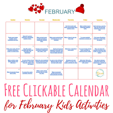 No problem, just download one of our many available pdfs calendars and print right. February Calendar Of Activities For Toddlers And Preschoolers Views From A Step Stool
