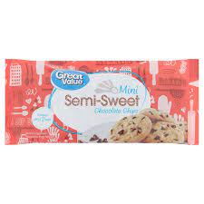 Adding two 1/3 cups gives you 2/3 cups. Walmart Grocery Great Value Mini Semi Sweet Chocolate Chips 12 Oz Bag