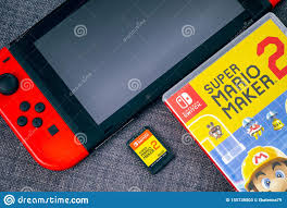 Super Mario Maker 2 Video Game Cartridge With Box And Nintendo Switch Video Game Console Editorial Stock Photo Image Of Playing Cartridge 155739803